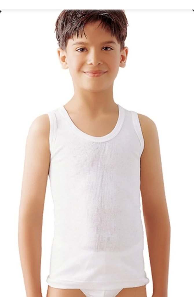 6 ADET Erkek çocuk Beyaz atlet - Görsel 2