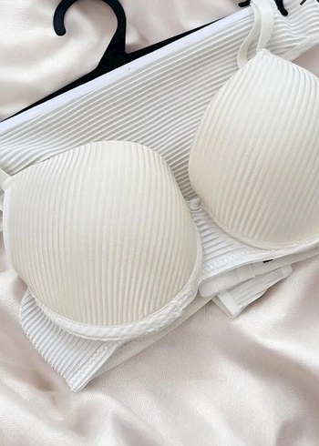 Beyaz  Sütyen Takımı 85 b - Görsel 2