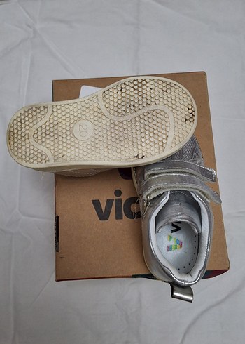 Kız Çocuk Gri Tokalı İlk Adım Ayakkabısı - Görsel 3