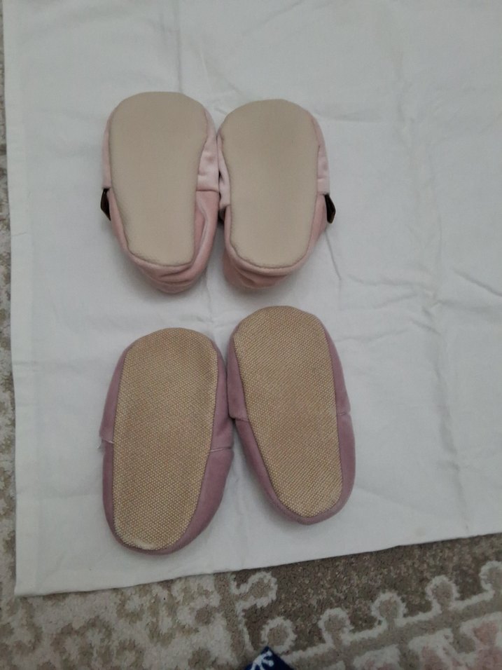 Kız Bebek Süet İlk Adım Ayakkabısı - Görsel 3