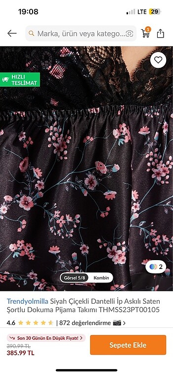 Trendyol & Milla Milla Pijama Takımı