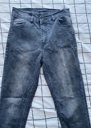 Gri Kadın Denim Pantolon