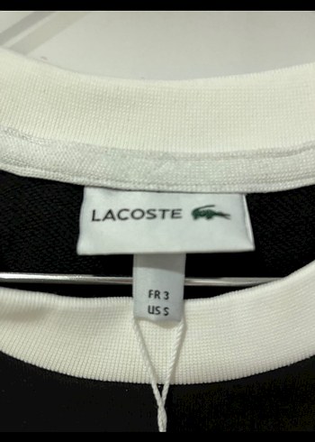 Lacoste Siyah Beyaz Uzun Kollu Sweatshirt - Görsel 4