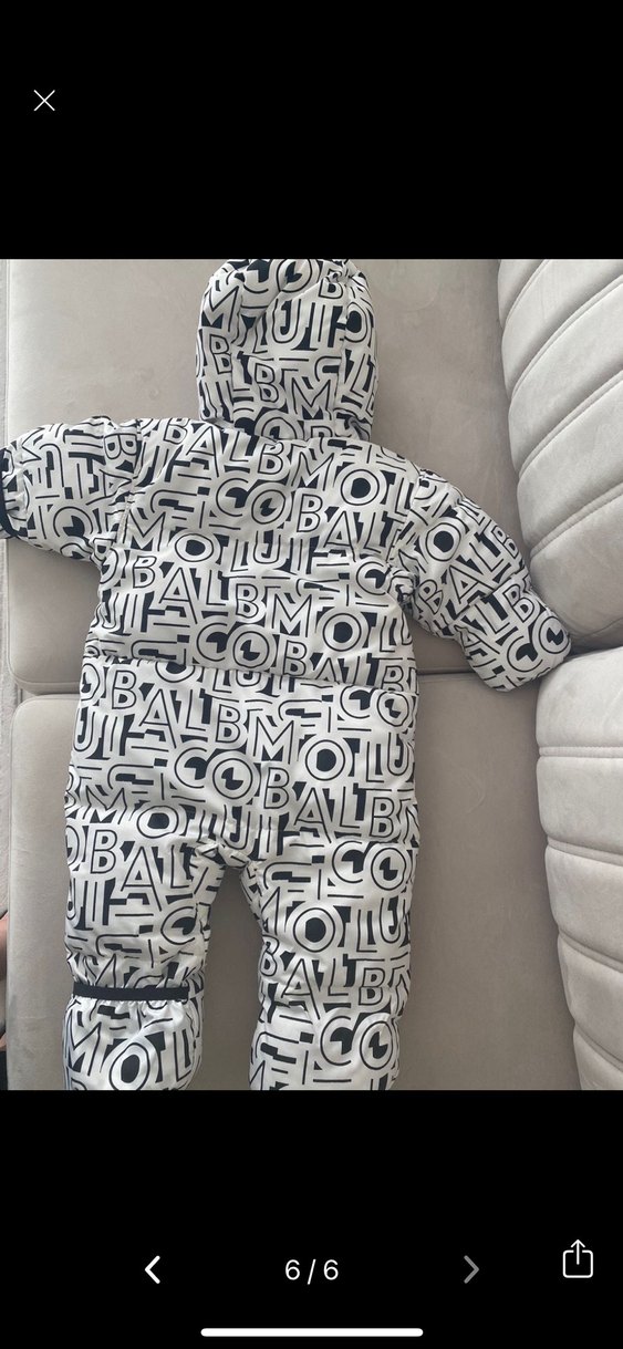 Fermuarlı Baskılı Erkek Bebek Kış Tulumu - Görsel 5