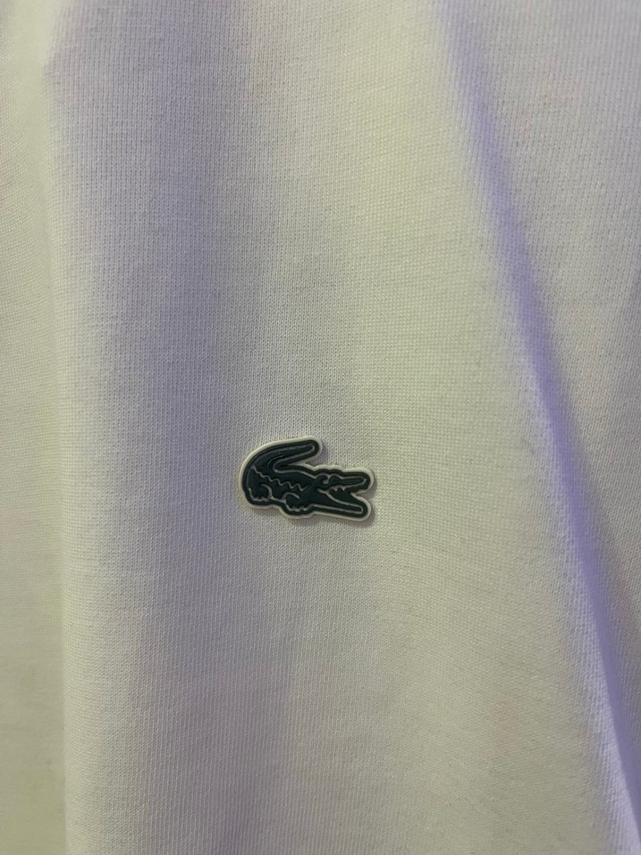 Lacoste Beyaz Yeşil Erkek Sweatshirt - Görsel 2