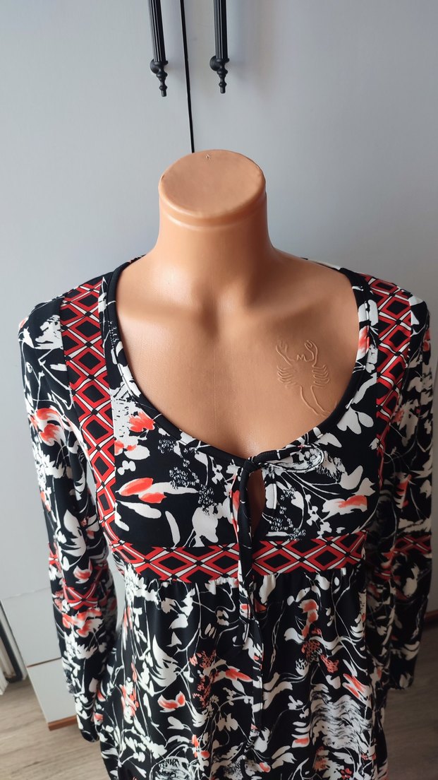 Bohem Çok Renkli Uzun elbise - Görsel 3