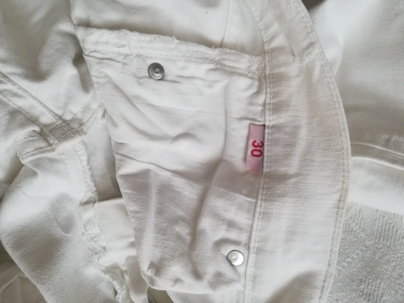 30 Beden Beyaz pantolon