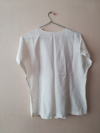 Vintage Love Yazlık beyaz keten gömlek