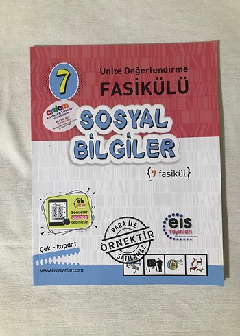 7. Sınıf Sosyal Bilgiler Ünite Değerlendirme Fasikülü