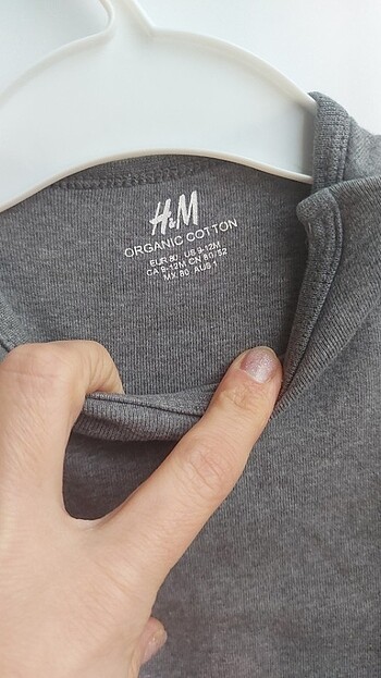 H&M Çıtçıtlı uzun kol zibin 