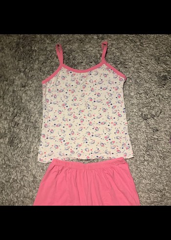 Kadın şortlu pijama takımı - Görsel 2