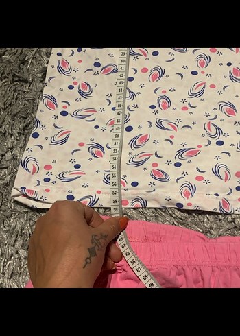 Kadın şortlu pijama takımı - Görsel 6