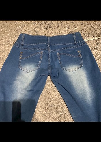 Kadın Mavi Denim pantalon 42 beden - Görsel 8