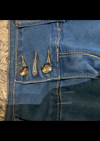 Kadın Mavi Denim pantalon 42 beden - Görsel 4