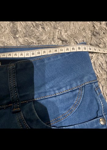 Kadın Mavi Denim pantalon 42 beden - Görsel 6