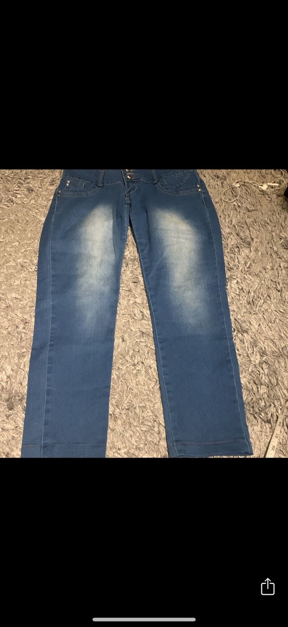Kadın Mavi Denim pantalon 42 beden - Görsel 3