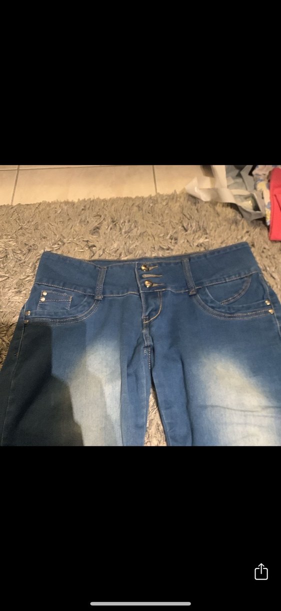 Kadın Mavi Denim pantalon 42 beden - Görsel 2