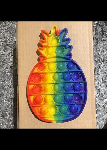 Beden Renk Renkli Ananas Pop It Oyuncak