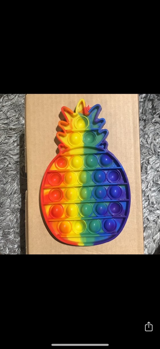 Renkli Ananas Pop It Oyuncak - Görsel 3