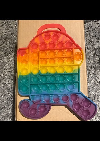 Among us Renkli büyük Pop It Oyuncak - Görsel 4