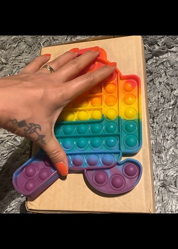 Among us Renkli büyük Pop It Oyuncak - Görsel 5