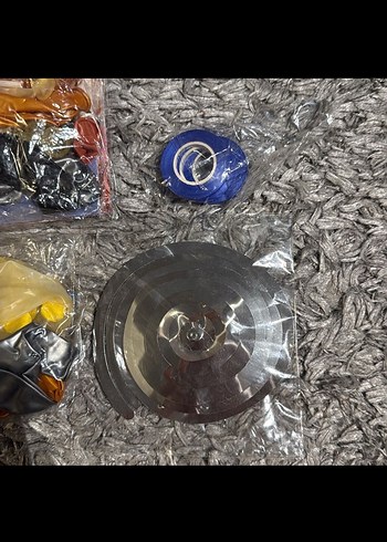 Altın Renkli Parti Süsleri Seti - Görsel 5