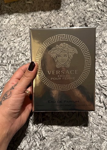 Orijinal Versace Eros Pour Femme Altın Parfüm Kutusu - Görsel 5