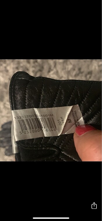 Deri kadın eldiven - Görsel 5