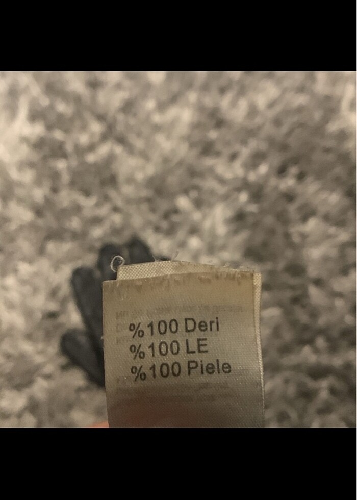 Deri kadın eldiven - Görsel 4