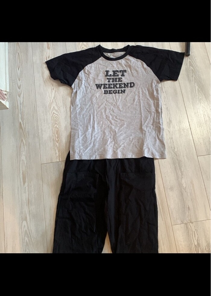 Erkek pijama takımı m-l beden - Görsel 3