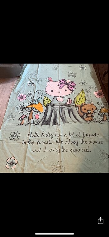 Linense hello kitty Çocuk nevresim