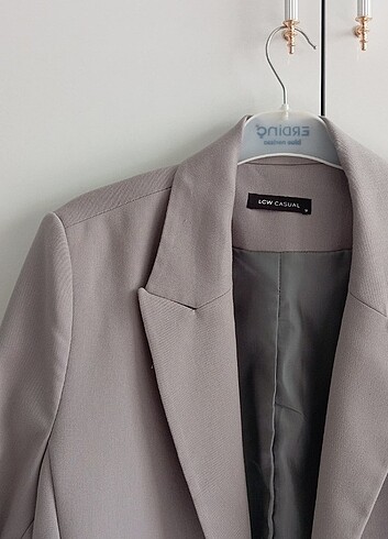 LC Waikiki LCW GRİ DÜZ UZUN KOLLU BLAZER CEKET M BEDEN