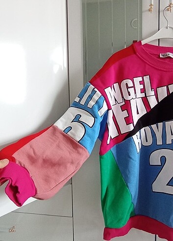 Diğer OVERSİZE RENKLİ SWEATSHİRT 