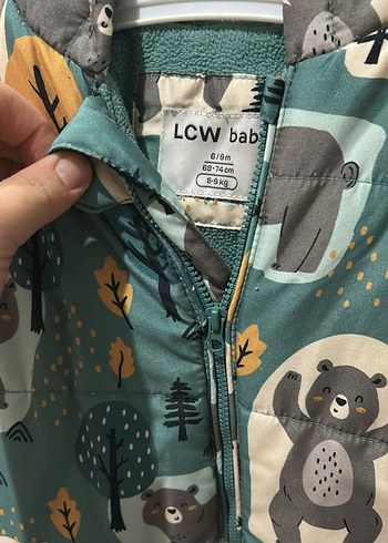 Kahverengi Baskılı Bebek Tulumu - Görsel 3