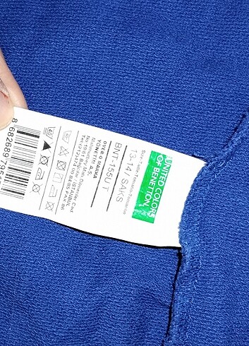 13-14 Yaş Beden lacivert Renk Benetton 13-14yaş orijinal sweatshirt