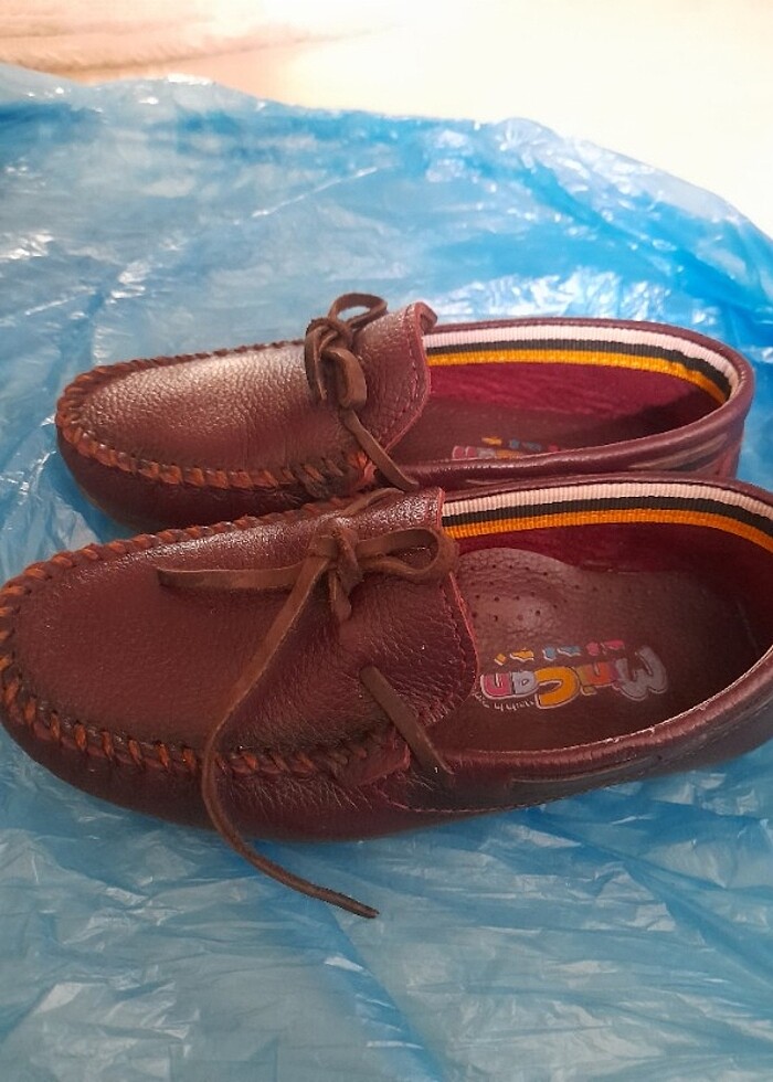 Bordo  çocuk ayakkabısı 29 numara - Görsel 2