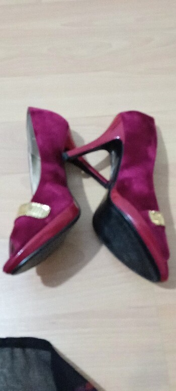 38 Beden bordo Renk Ayakkabı 