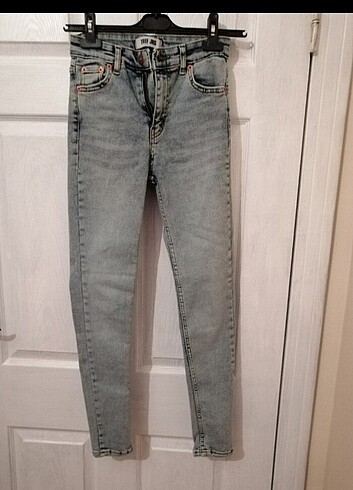 Açık mavi skinny jean 