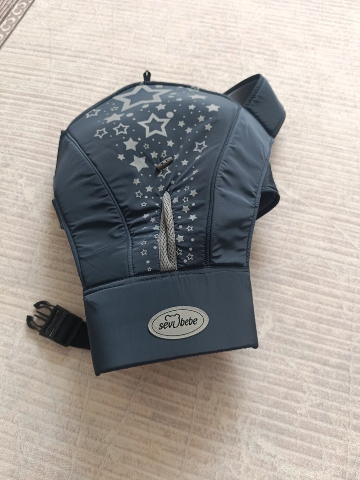 Sevi Bebe Lüks Gri Bebek Kanguru - Görsel 2