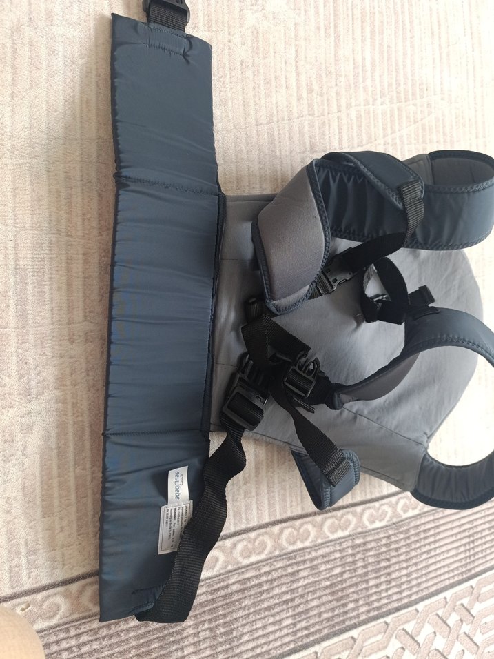 Sevi Bebe Lüks Gri Bebek Kanguru - Görsel 4