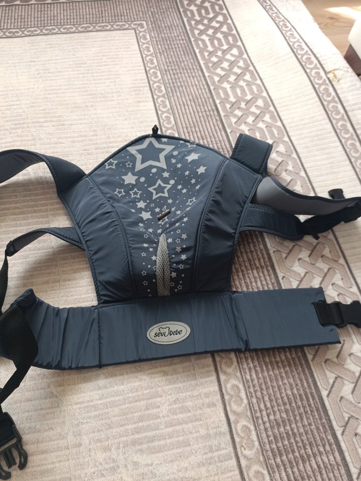 Sevi Bebe Lüks Gri Bebek Kanguru - Görsel 3