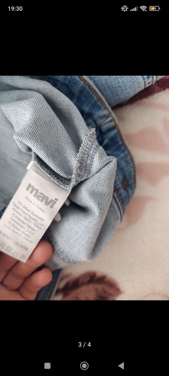 Nakışlı Bohem Denim Ceket - Görsel 3