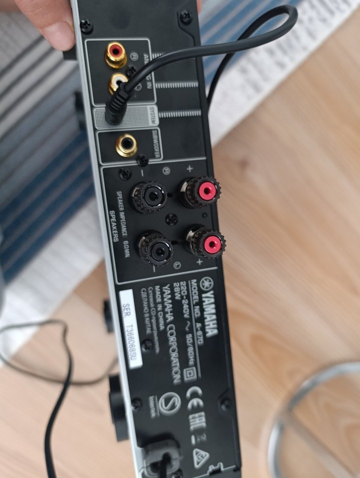 Siyah A-670 Müzik Amplifikatörü - Görsel 4