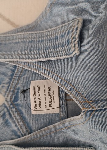 Kemerli Denim Tulum SLOPET - Görsel 2