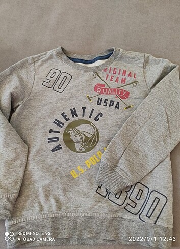 Uspo erkek çocuk sweatshirt 