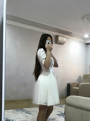 Beyaz elbise - Görsel 3