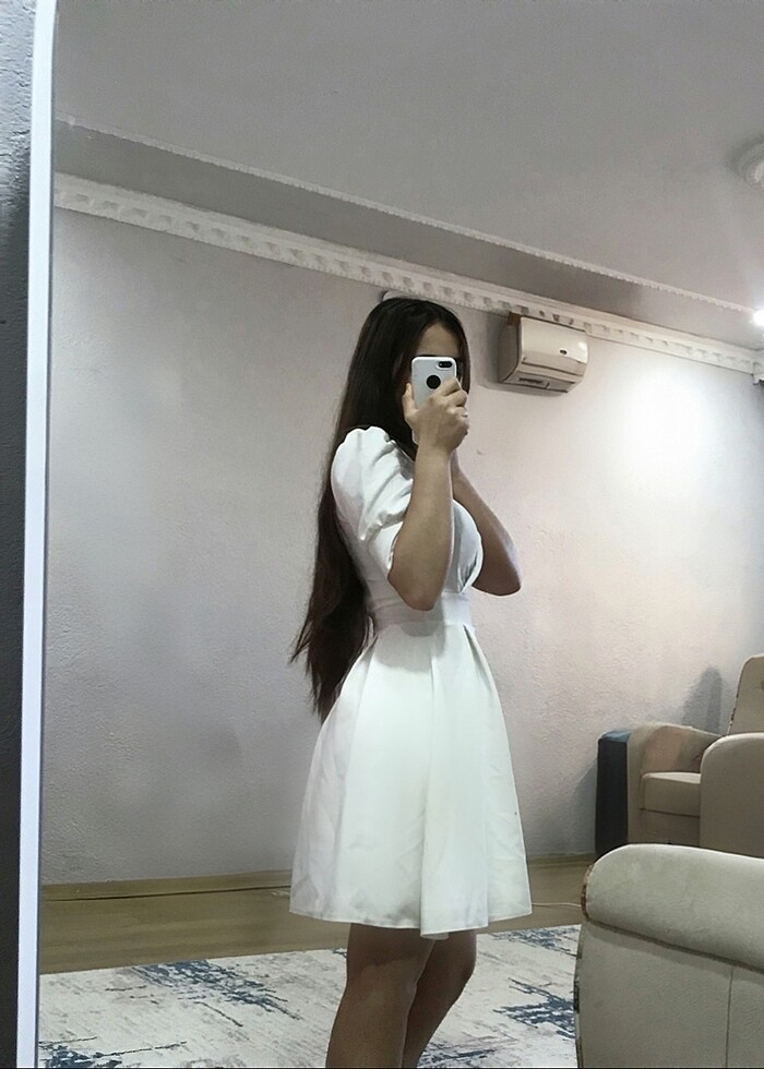 Beyaz elbise - Görsel 3