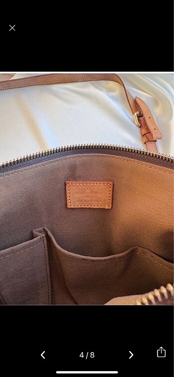 Beden kahverengi Renk louis vuitton odeon monogram çanta