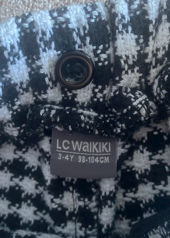 Düğmeli Gri Ekose Mini Şort - Görsel 2