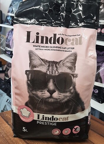 Lindocat kedi kumu bebe pudralı